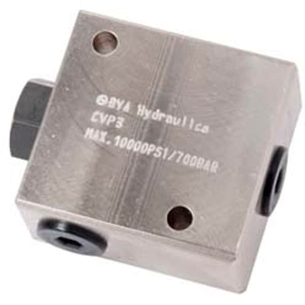 Bva Hydraulics Pilot Operated Check Valve, Pilot Pressure, CVP3 CVP3 - main